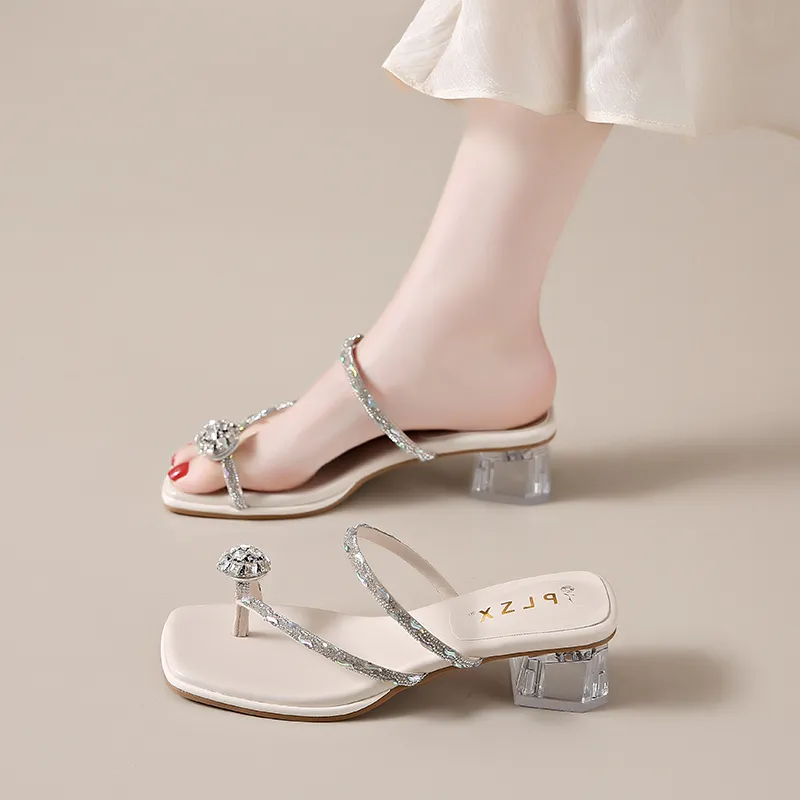 TATAYA Rubber Sole Slip Resistant Slide Slippers Women's-6