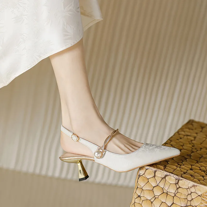 TATAYA Slim Heel High Heels 6cm Women's-2