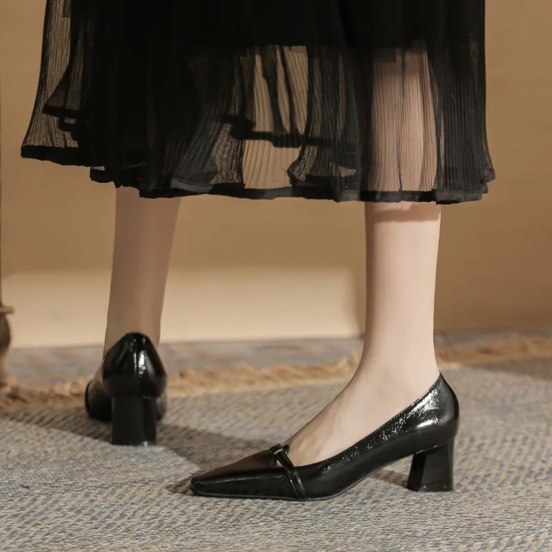 TATAYA Chunky Heel High Heels 5cm Women's-9