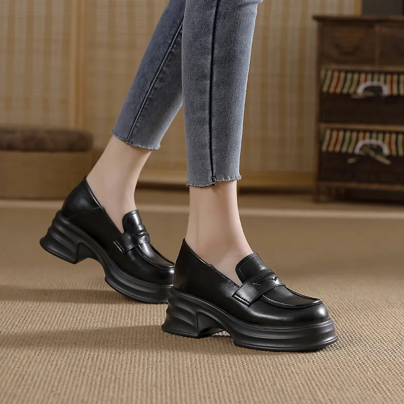 TATAYA Loafers Women's Black-5