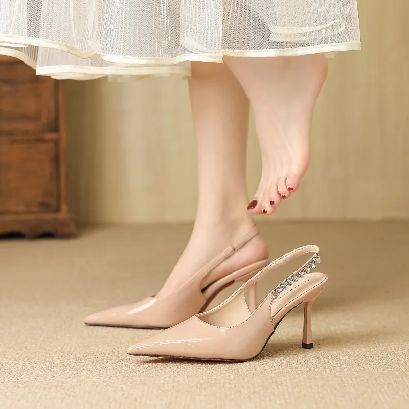 TATAYA Slim Heel High Heels 8cm Women's-15