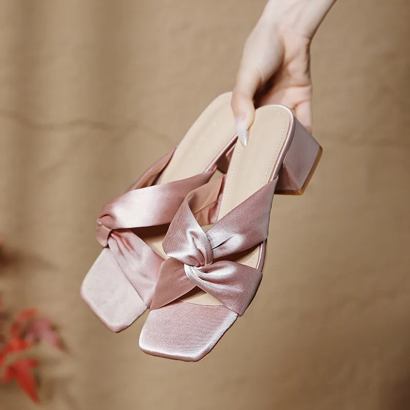 TATAYA Slide Slippers Women's Apricot-4