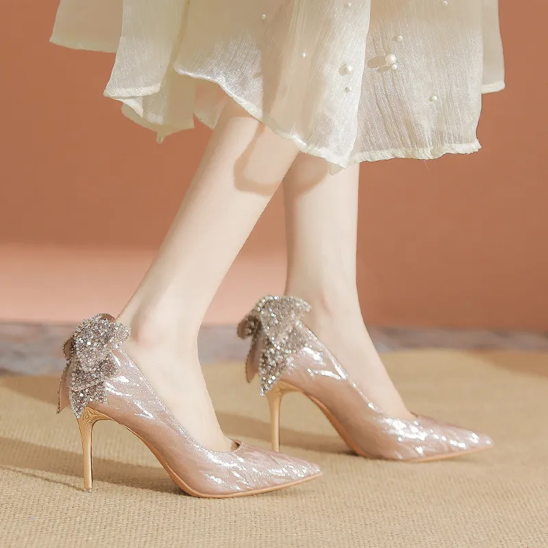 TATAYA Slim Heel High Heels 8cm Women's-7