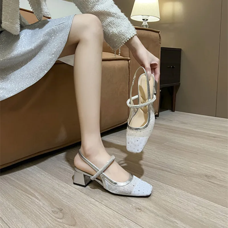 TATAYA Chunky Heel High Heels Women's-1