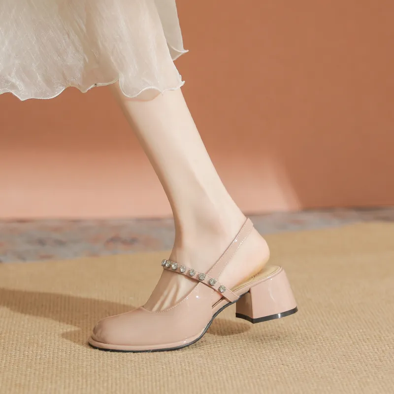 TATAYA Chunky Heel High Heels 5cm Women's-7