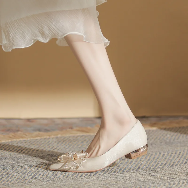 TATAYA Casual Single Shoes Women's Apricot-5