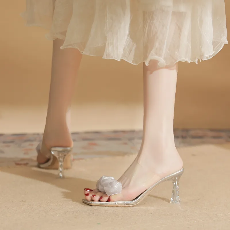 TATAYA Rubber Sole Crystal Abrasion Resistant Slide Slippers Women's-1
