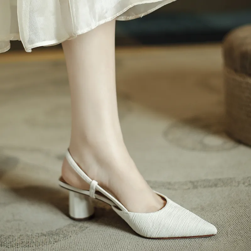 TATAYA Chunky Heel High Heels 6cm Women's-4