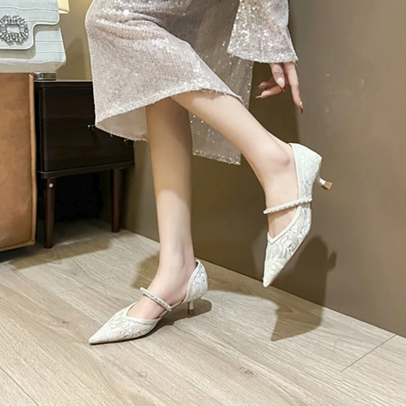 TATAYA High Heels Women's Apricot-2