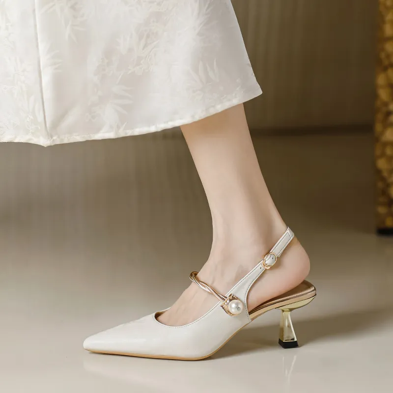 TATAYA Slim Heel High Heels 6cm Women's-1