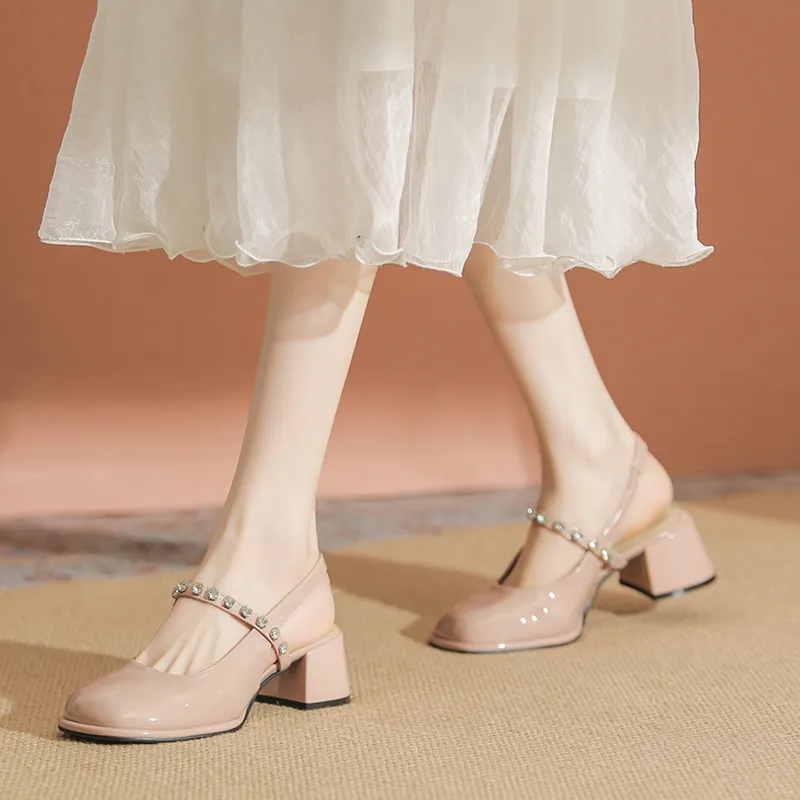 TATAYA Chunky Heel High Heels 5cm Women's-9