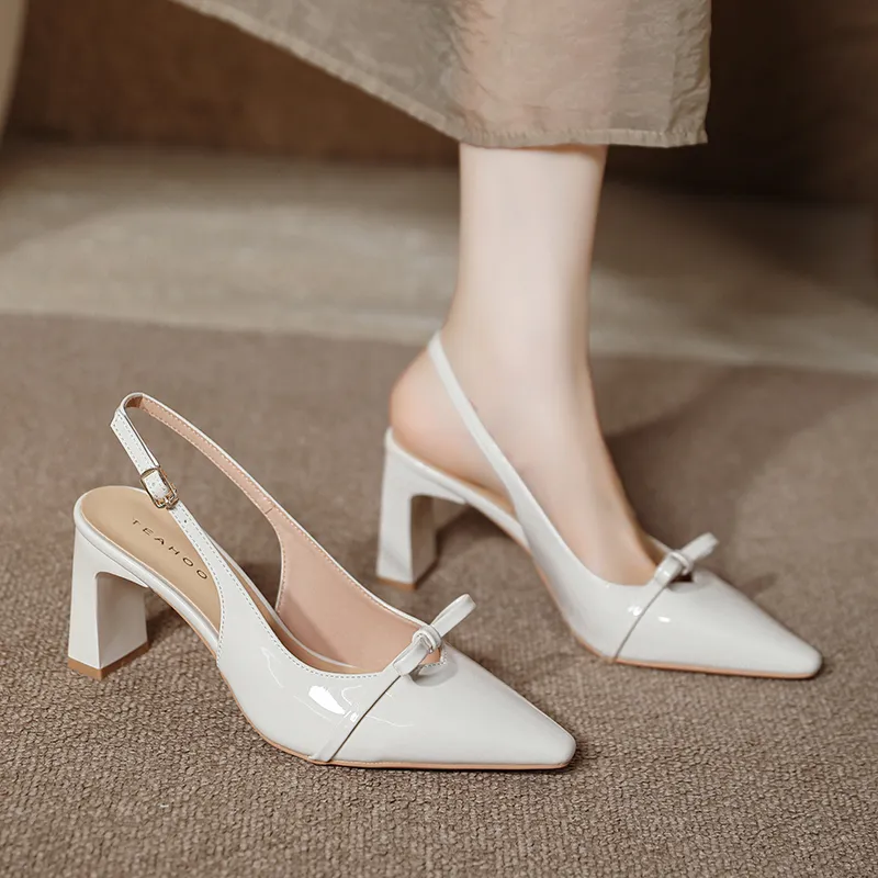 TATAYA Chunky Heel High Heels 8CM Women's-7