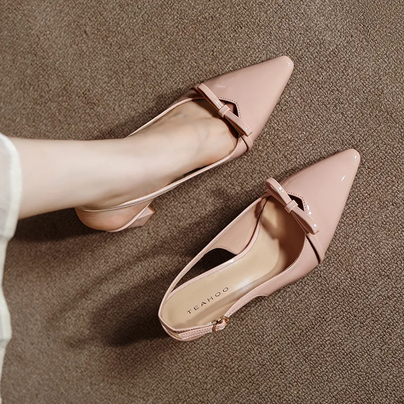 TATAYA Chunky Heel High Heels 8CM Women's-2