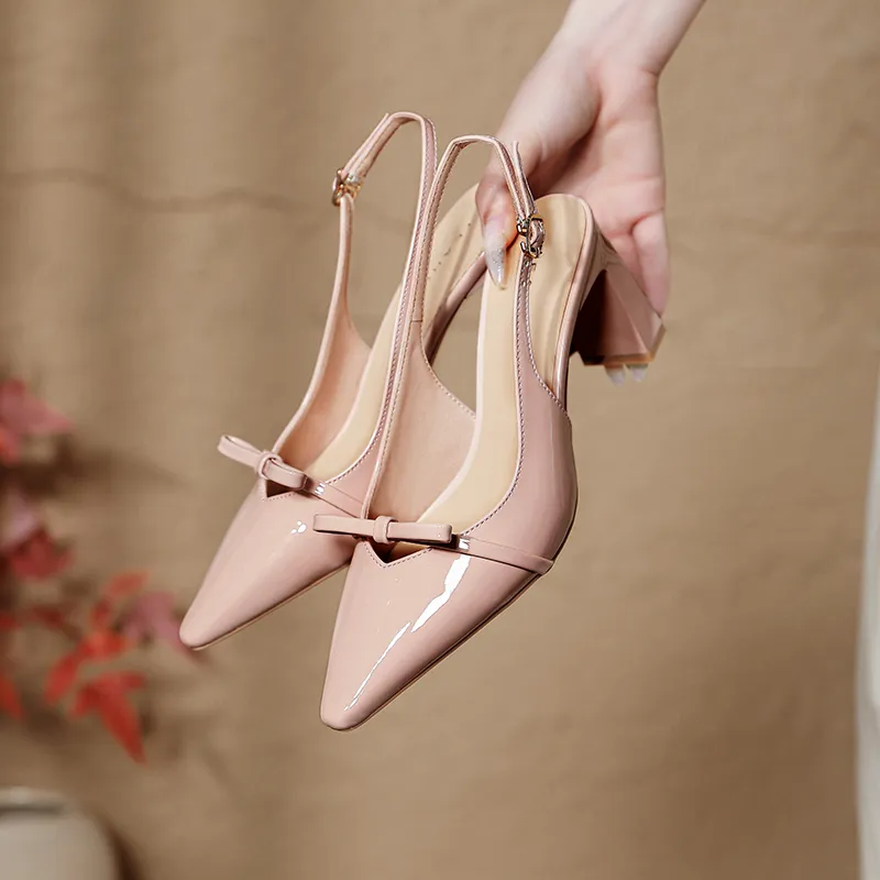 TATAYA Chunky Heel High Heels 8CM Women's-4