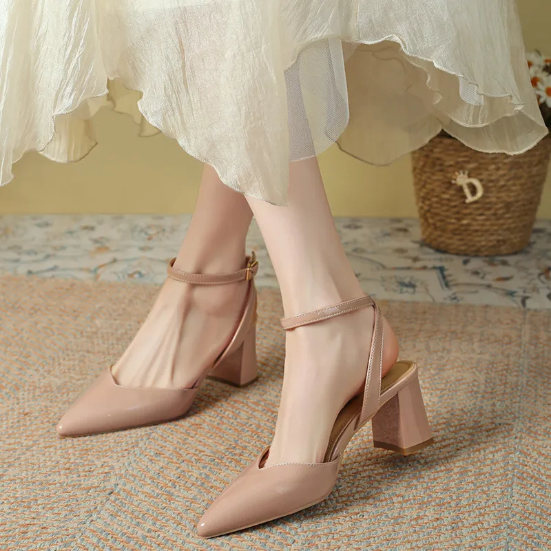 TATAYA Chunky Heel High Heels 6cm Women's-9