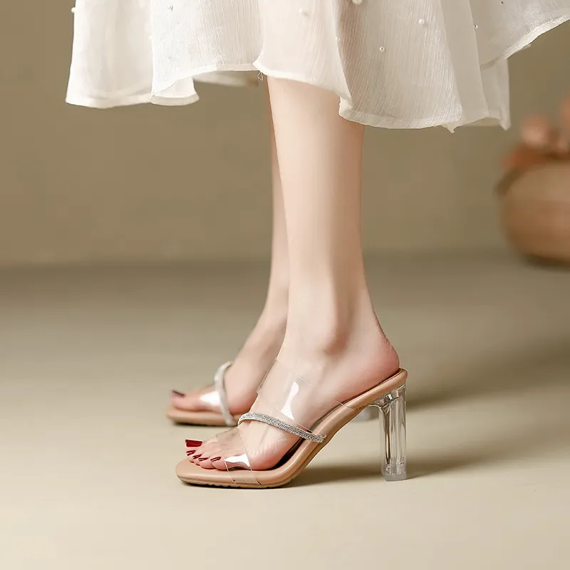 TATAYA Rubber Sole Abrasion Resistant Slide Slippers Women's-7