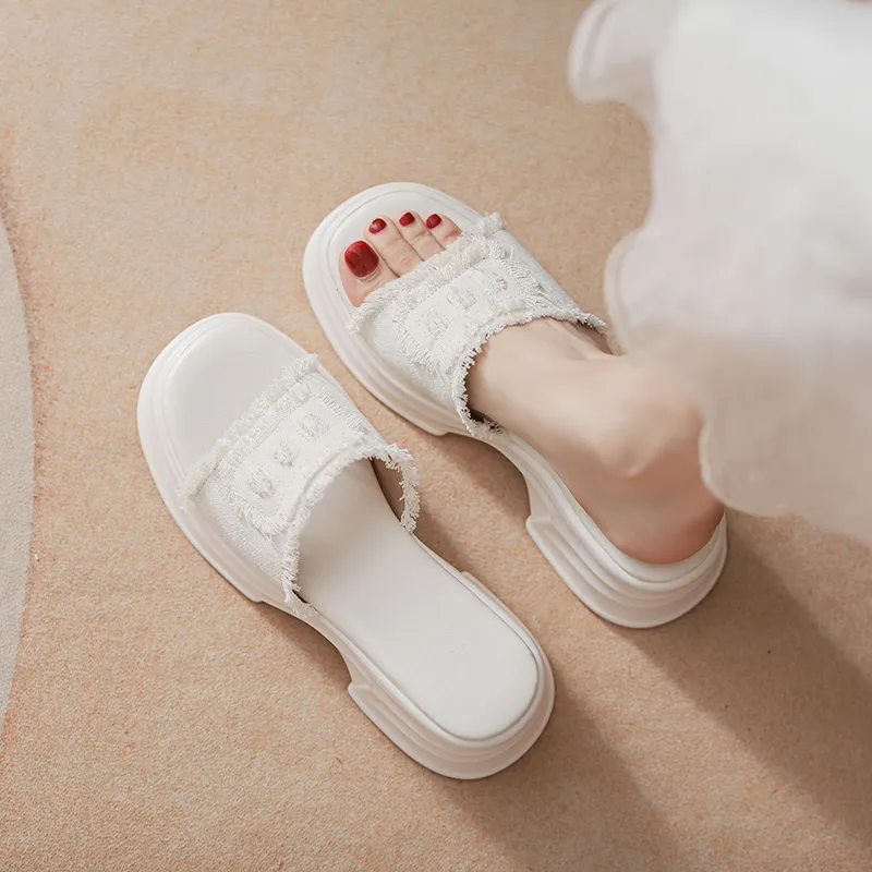 TATAYA Rubber Sole Abrasion Resistant Slide Slippers Women's-3