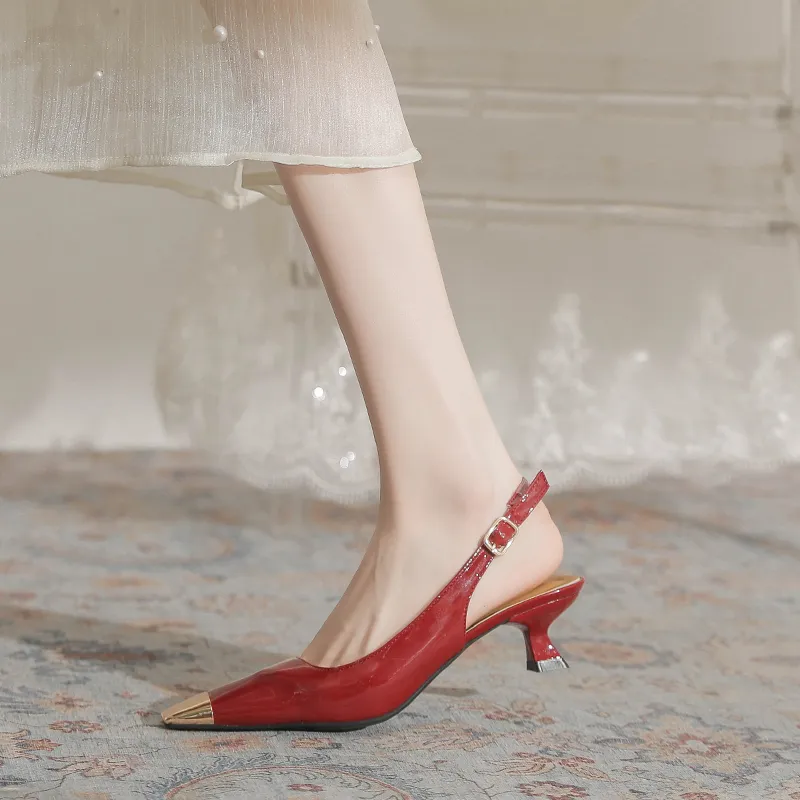 TATAYA Slim Heel High Heels 5cm Women's-11