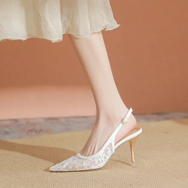 TATAYA Slim Heel High Heels 8cm Women's-1
