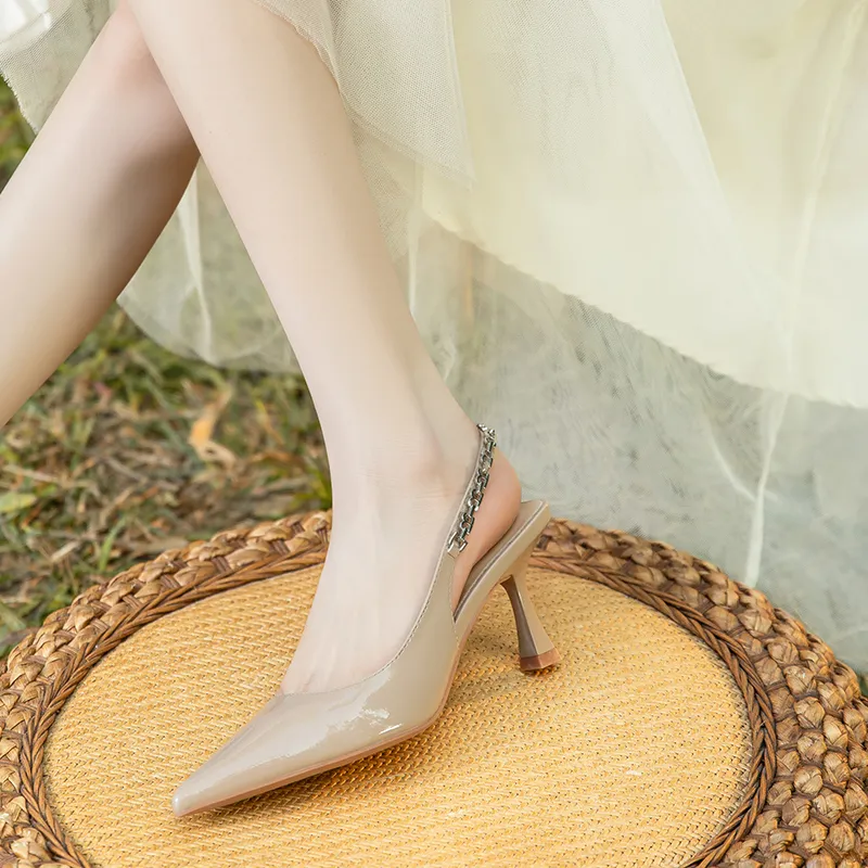 TATAYA Slim Heel High Heels 7cm Women's-3