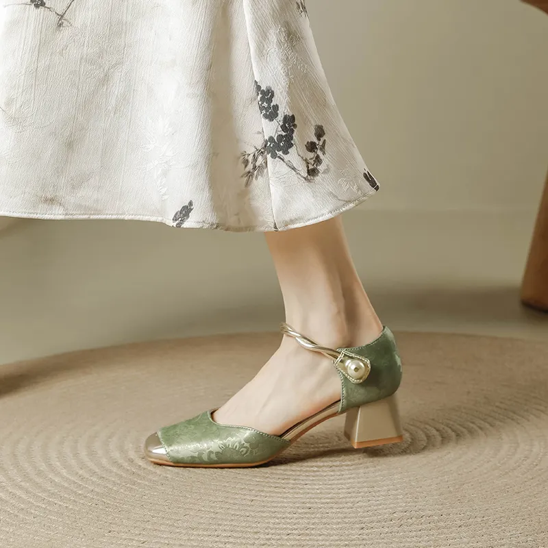 TATAYA Chunky Heel High Heels 5cm Women's-21