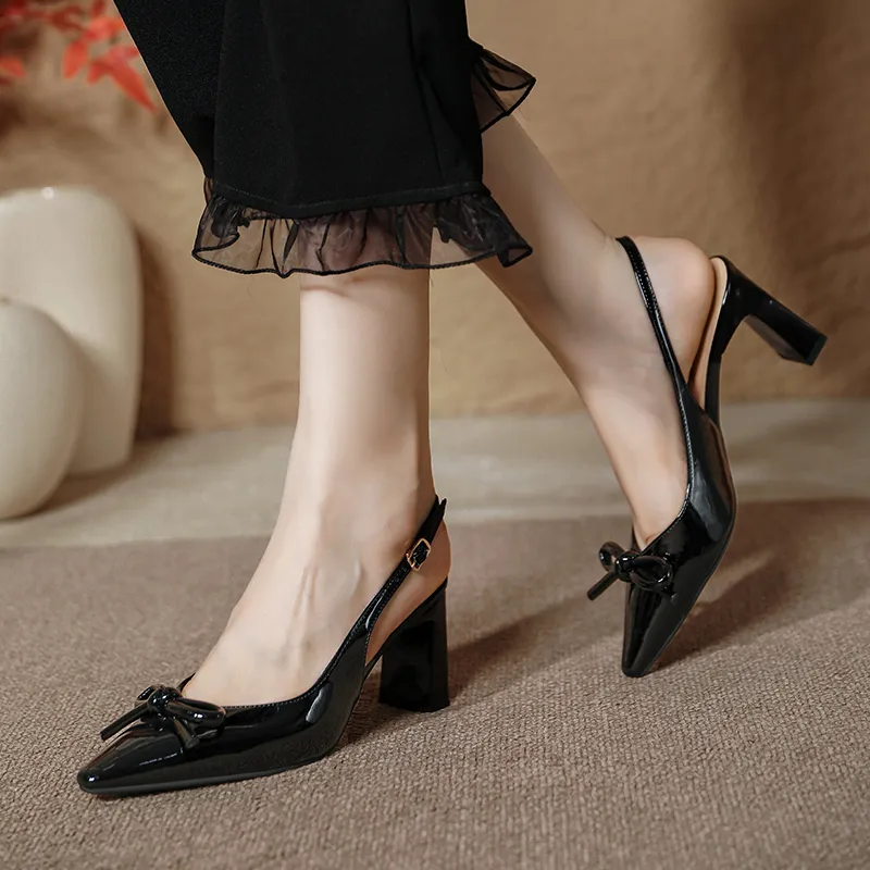 TATAYA Chunky Heel High Heels 8cm Women's-8