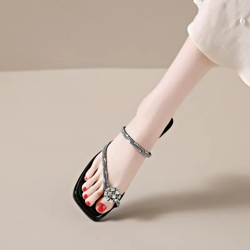 TATAYA Rubber Sole Slip Resistant Slide Slippers Women's-12