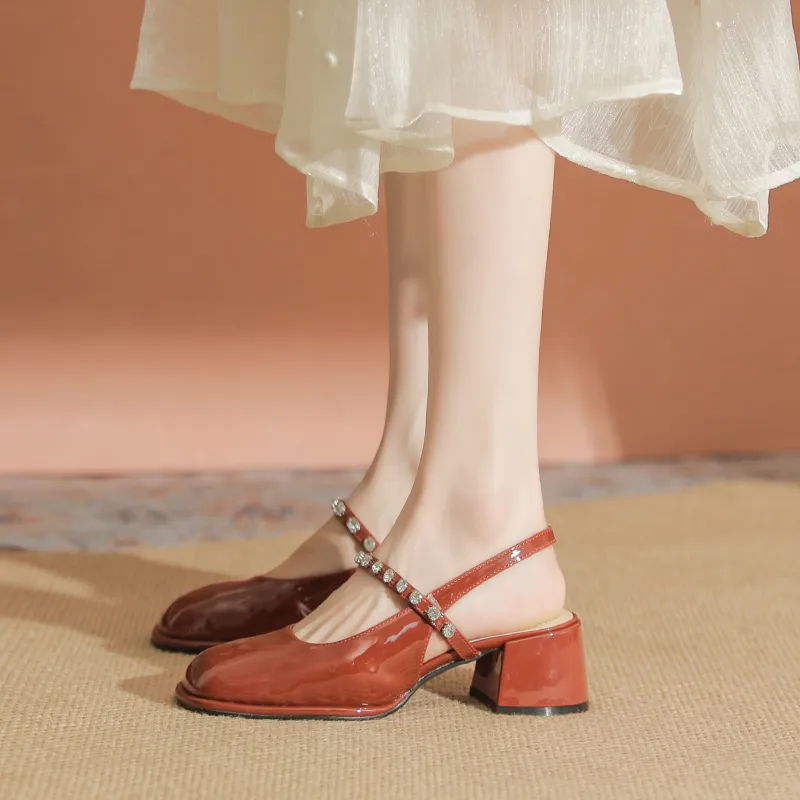 TATAYA Chunky Heel High Heels 5cm Women's-15