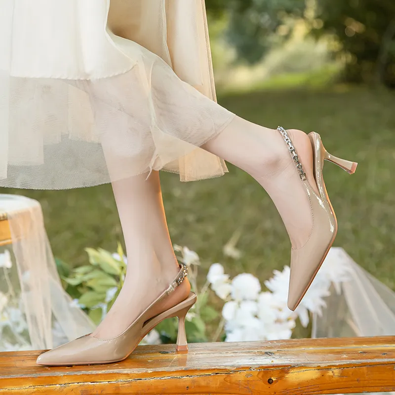 TATAYA Slim Heel High Heels 7cm Women's-1