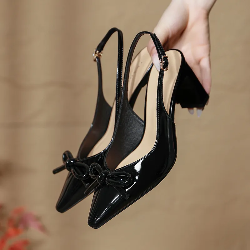 TATAYA Chunky Heel High Heels 8cm Women's-10
