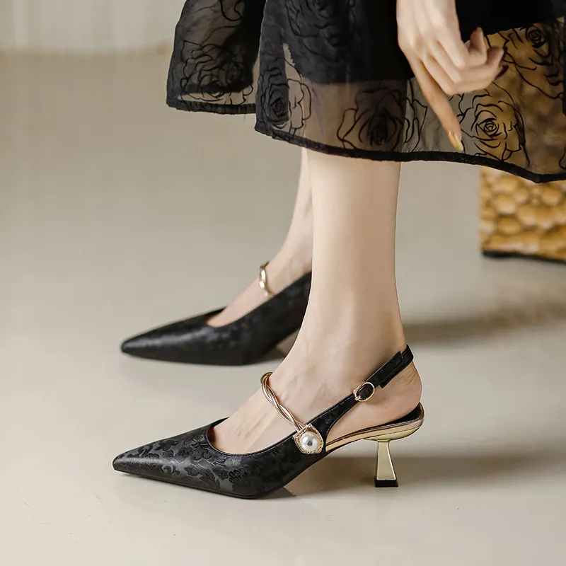 TATAYA Slim Heel High Heels 6cm Women's-7