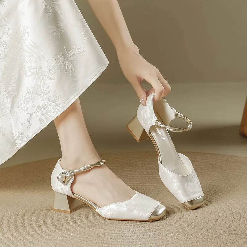 TATAYA Chunky Heel High Heels 5cm Women's-7