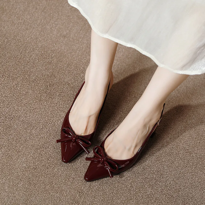 TATAYA Chunky Heel High Heels 8cm Women's-14