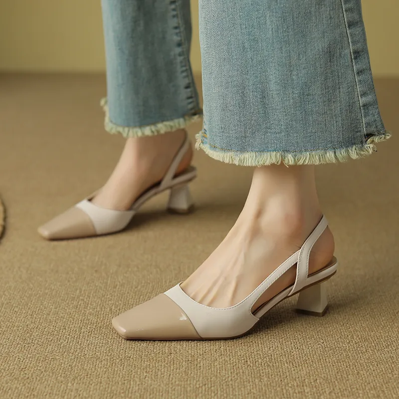TATAYA Chunky Heel High Heels 5cm Women's-1
