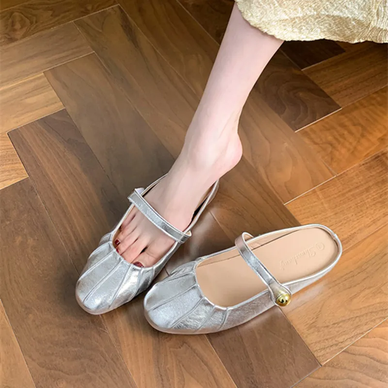 TATAYA Rubber Sole Abrasion Resistant Closed Toe Slippers Women's-1