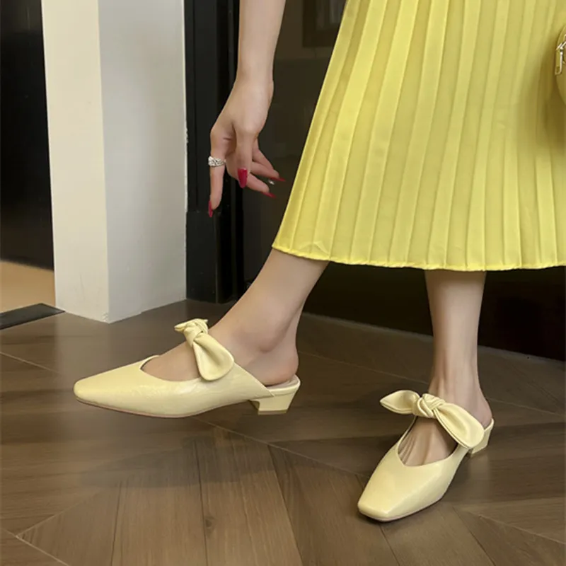 TATAYA Rubber Sole Slip Resistant Closed Toe Slippers Women's-7