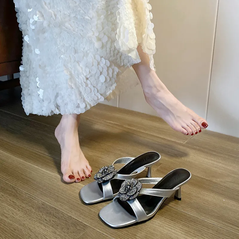 TATAYA Rubber Sole Abrasion Resistant Slide Slippers Women's-2