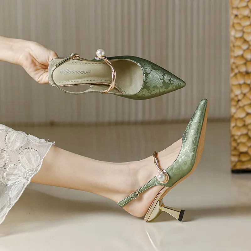 TATAYA Slim Heel High Heels 6cm Women's-14