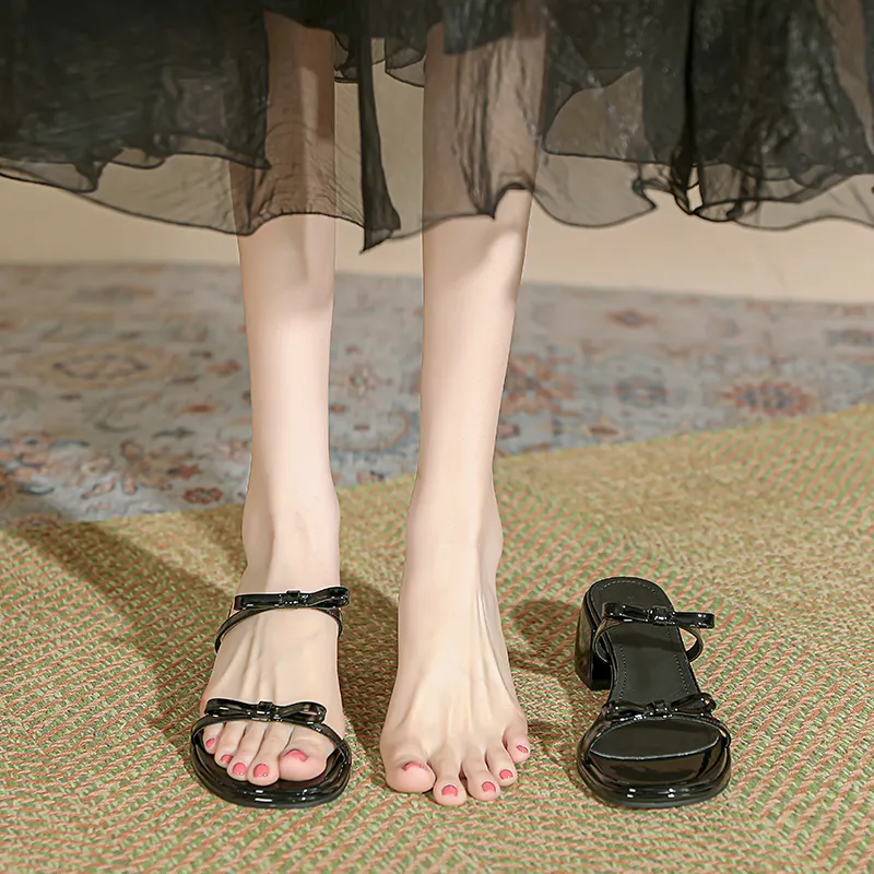 TATAYA Rubber Sole Abrasion Resistant Slide Slippers Women's-8