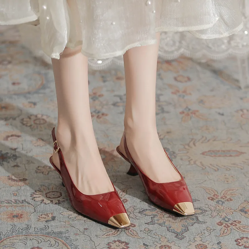TATAYA Slim Heel High Heels 5cm Women's-13