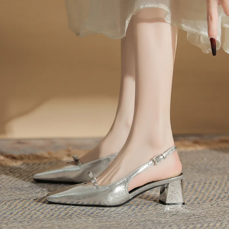 TATAYA Chunky Heel High Heels 5cm Women's-7