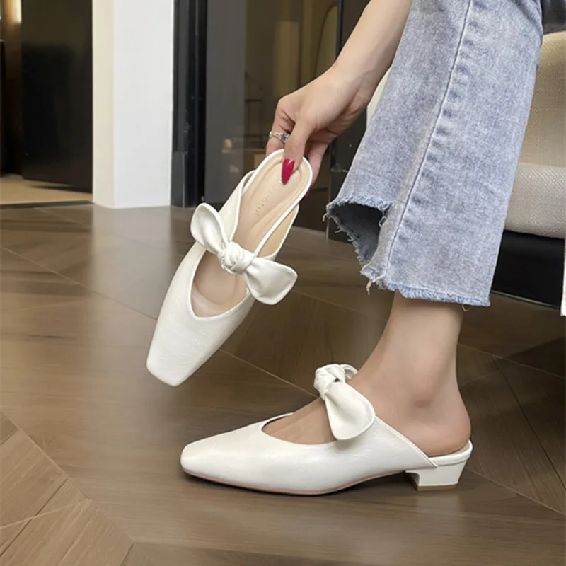 TATAYA Rubber Sole Slip Resistant Closed Toe Slippers Women's-4
