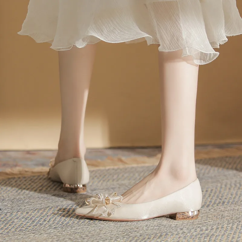 TATAYA Casual Single Shoes Women's Apricot-3