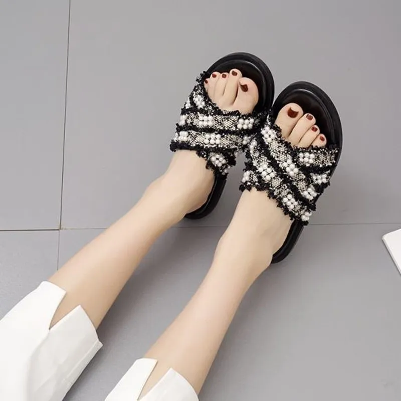 TATAYA Rubber Sole Abrasion Resistant Slide Slippers Women's-2