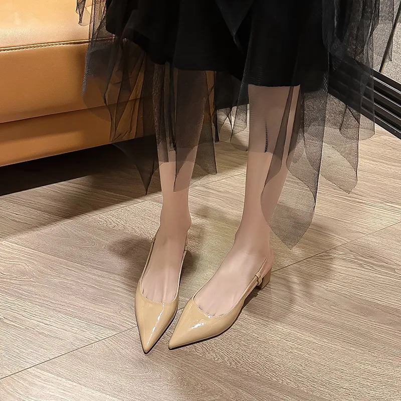 TATAYA Chunky Heel High Heels 4cm Women's-6