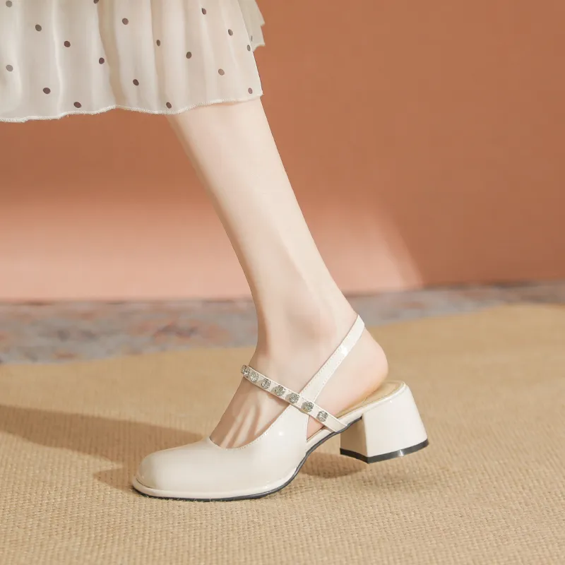 TATAYA Chunky Heel High Heels 5cm Women's-5