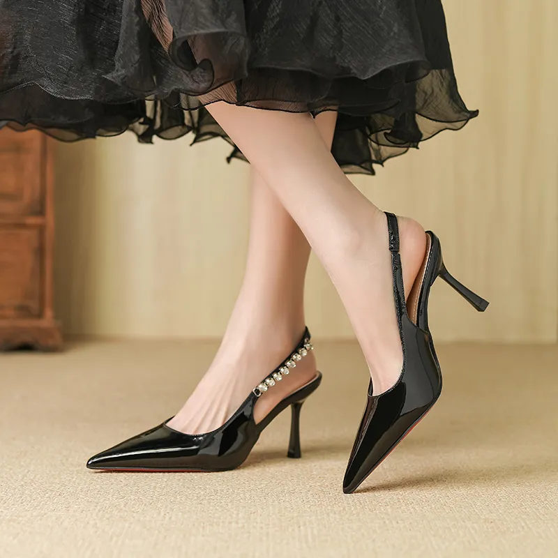 TATAYA Slim Heel High Heels 8cm Women's-9