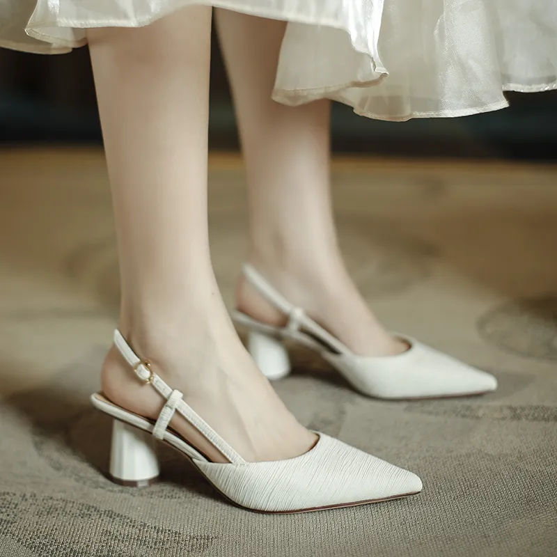 TATAYA Chunky Heel High Heels 6cm Women's-1