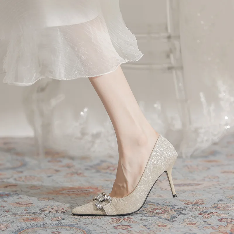 TATAYA Slim Heel High Heels 7cm Women's-6