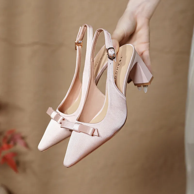 TATAYA Chunky Heel High Heels Women's-5
